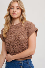 Load image into Gallery viewer, Knit Short Sleeved Sweater
