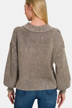 Load image into Gallery viewer, Piper Collared Henley Sweater
