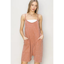 Load image into Gallery viewer, Mineral Washed Cami Romper
